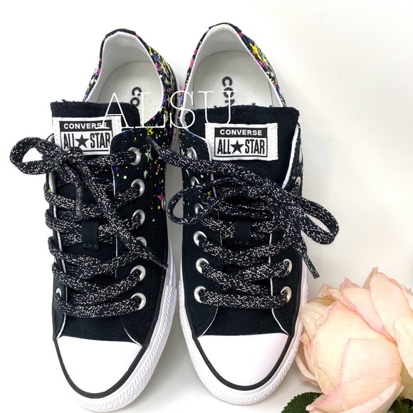 Converse Chuck TaylorAS Low Canvas Black Multi k/W - Picture 8 of 8